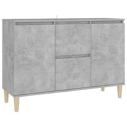 Foto van Vidaxl dressoir 103,5x35x70 cm spaanplaat betongrijs