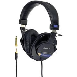 Foto van Sony mdr-7506 over ear koptelefoon studio kabel zwart