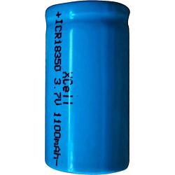 Foto van Xcell icr18350 speciale oplaadbare batterij 18350 li-ion 3.7 v 1100 mah