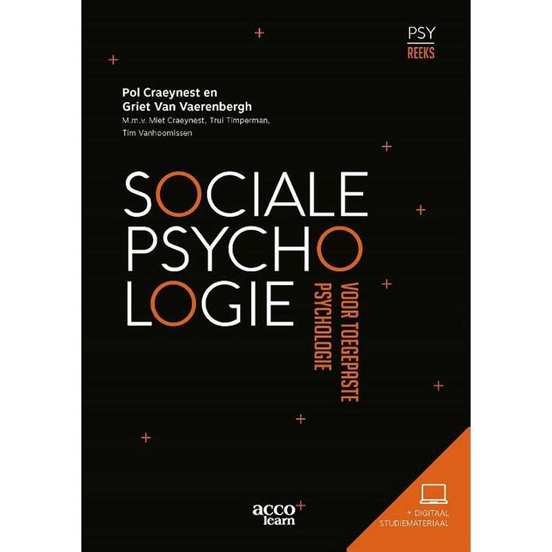 Foto van Sociale psychologie voor toegepaste psychologie