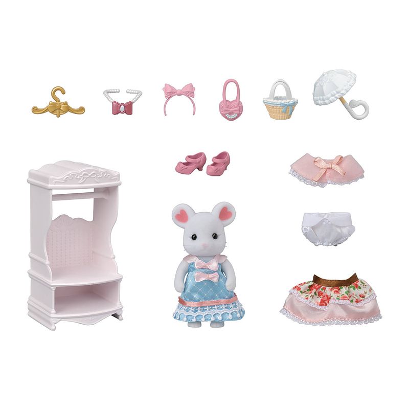 Foto van Sylvanian families fashion playset- marshmallow muis - 5540