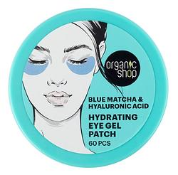 Foto van Organic shop blue matcha & hyaluronic acid hydrating eye gel patch