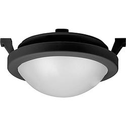 Foto van Mlight 81-4185 led-plafondlamp energielabel: e (a - g) 12 w zwart