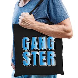 Foto van Gangster kado tas zwart voor heren - feest boodschappentassen