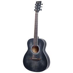 Foto van Fazley w55-col-bk-3/4 colourtune western gitaar zwart