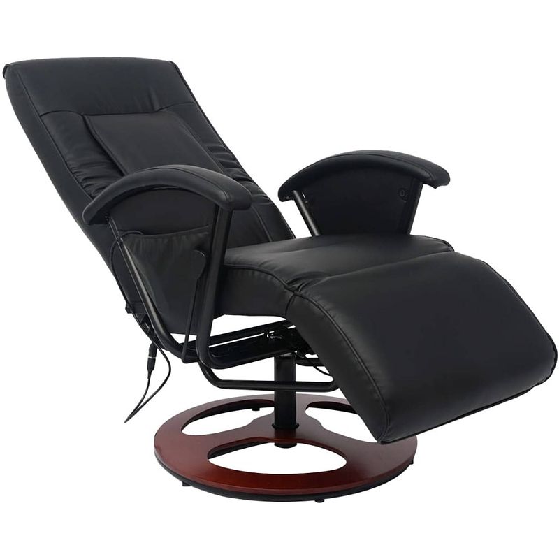 Foto van The living store shiatsu massagestoel - elektrisch - ergonomisch ontworpen - dik gevoerd - 14 massagepunten -