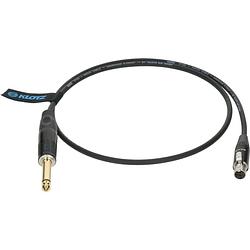 Foto van Klotz ksh-302p tqg (4-pin mini xlr) naar jack (recht) mono (shure) 70 cm