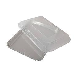 Foto van Nordic ware - bakplaat met deksel, 33 x 24,4 cm, aluminium - nordic ware naturals