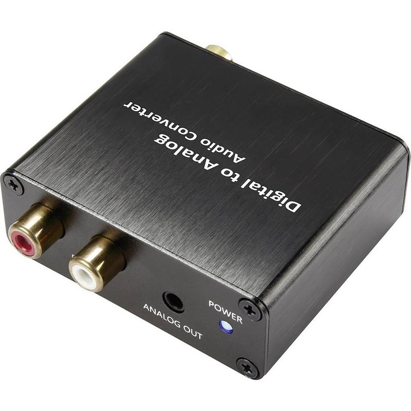 Foto van Audio converter [toslink, digitale cinch - cinch, jackplug] unidirectioneel (uni) speaka professional sp-dac-tk/ck