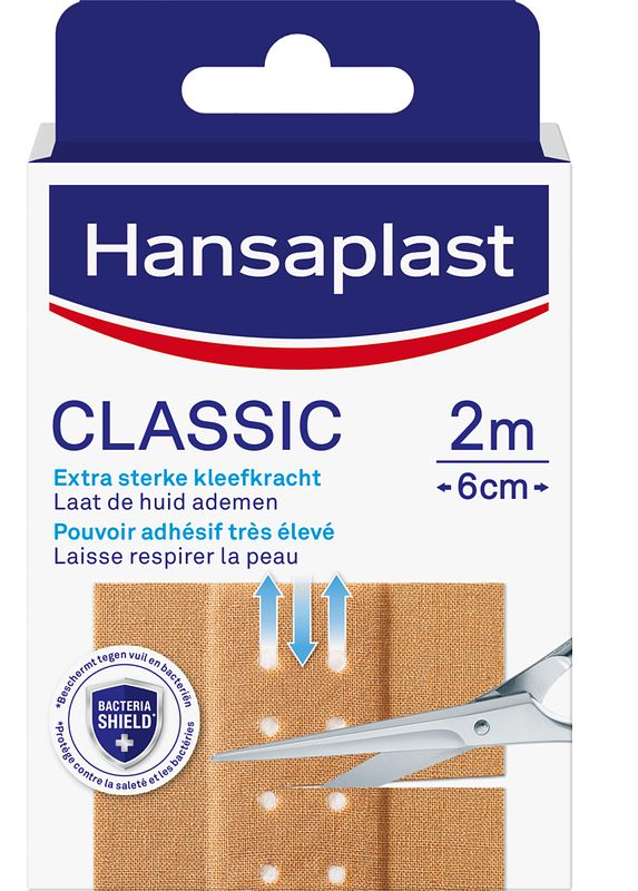 Foto van Hansaplast classic pleisters 2mx6cm