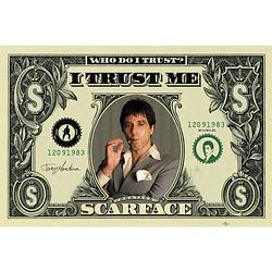 Foto van Pyramid scarface dollar poster 91,5x61cm
