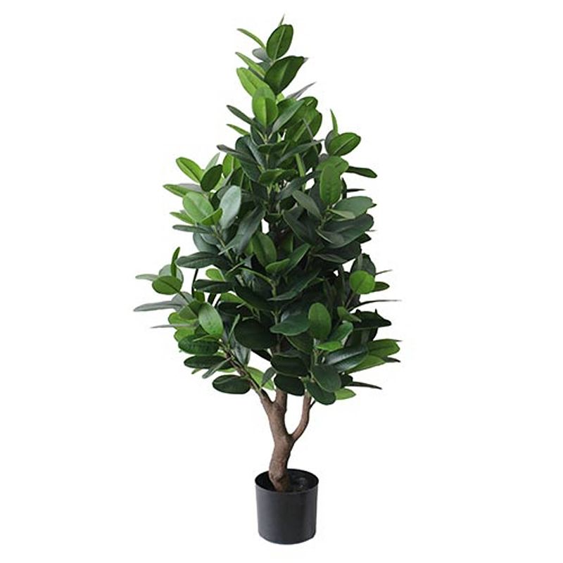 Foto van Ficus robusta 115 cm kunstplant buitengewoon de boet