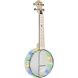 Foto van Gold tone little gem banjo uke light diamond met gigbag