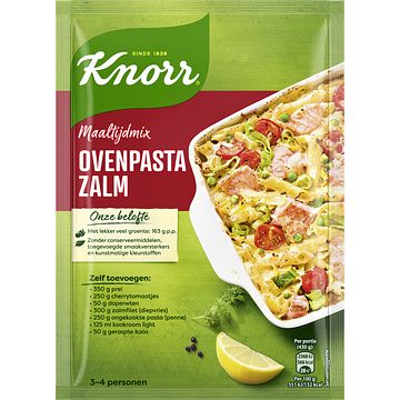 Foto van Knorr maaltijdmix ovenpasta zalm 57g bij jumbo