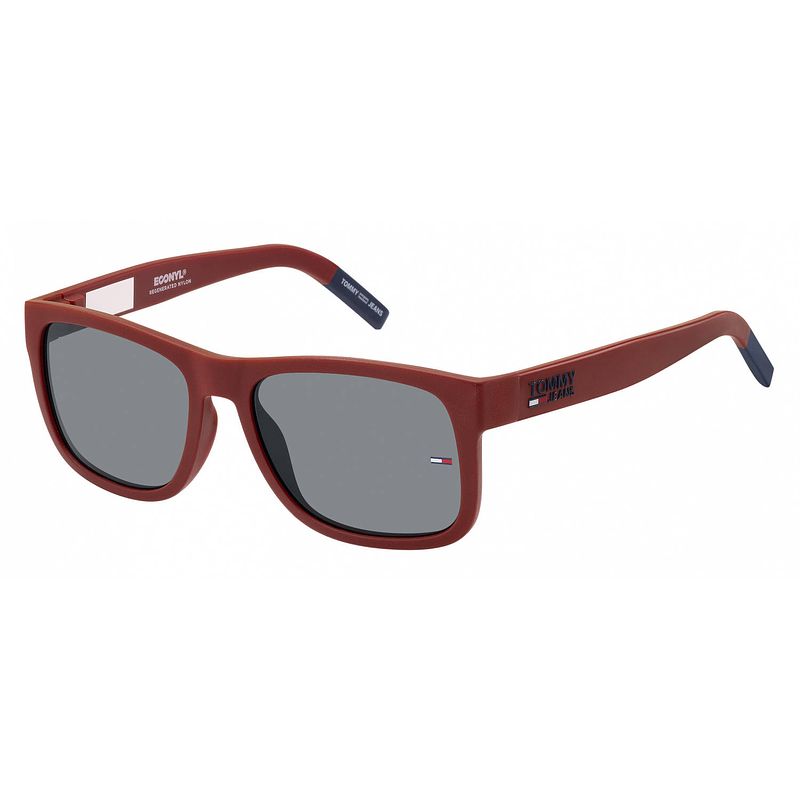 Foto van Tommy hilfiger zonnebril 0001/s unisex cat.3 nylon rood/grijs