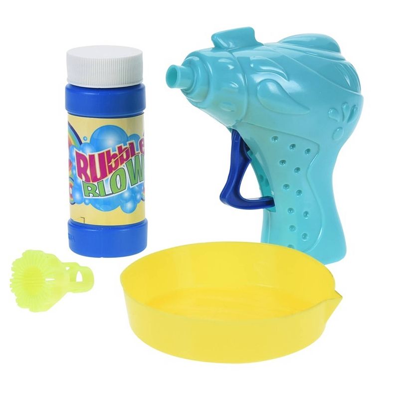 Foto van Tender toys bellenblaaspistool blauw 50 ml