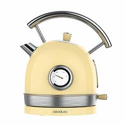 Foto van Waterkoker cecotec thermosense 420 vintage light yellow 2200 w 1,8 l