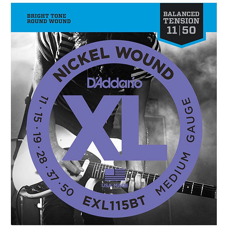 Foto van D'saddario exl115bt balanced tension medium 11-50