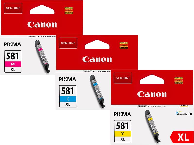 Foto van Canon cli-581xl cartridges combo pack