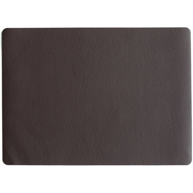 Foto van Asa - t table top placemat 33 x 46cm chocolate leather