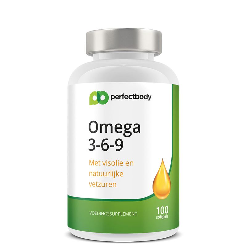 Foto van Perfectbody omega 3-6-9 capsules - 100 softgels