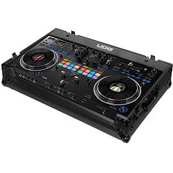 Foto van Udg u91078bl ultimate flight case black plus voor pioneer ddj-rev7 (met wielen)