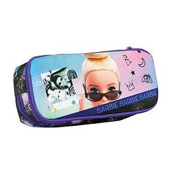 Foto van Barbie etui meisjes 23,5 x 10,5 cm polyester paars/zwart