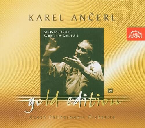 Foto van Ančerl gold edition 39. shostakovich: symphonies nos.1 & 5 - cd (0099925369927)