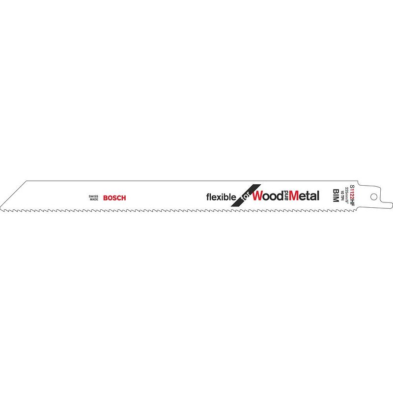 Foto van Bosch accessories 2609256709 reciprozaagblad bimetaal, s 1122 hf zaagbladlengte 228 mm 2 stuk(s)