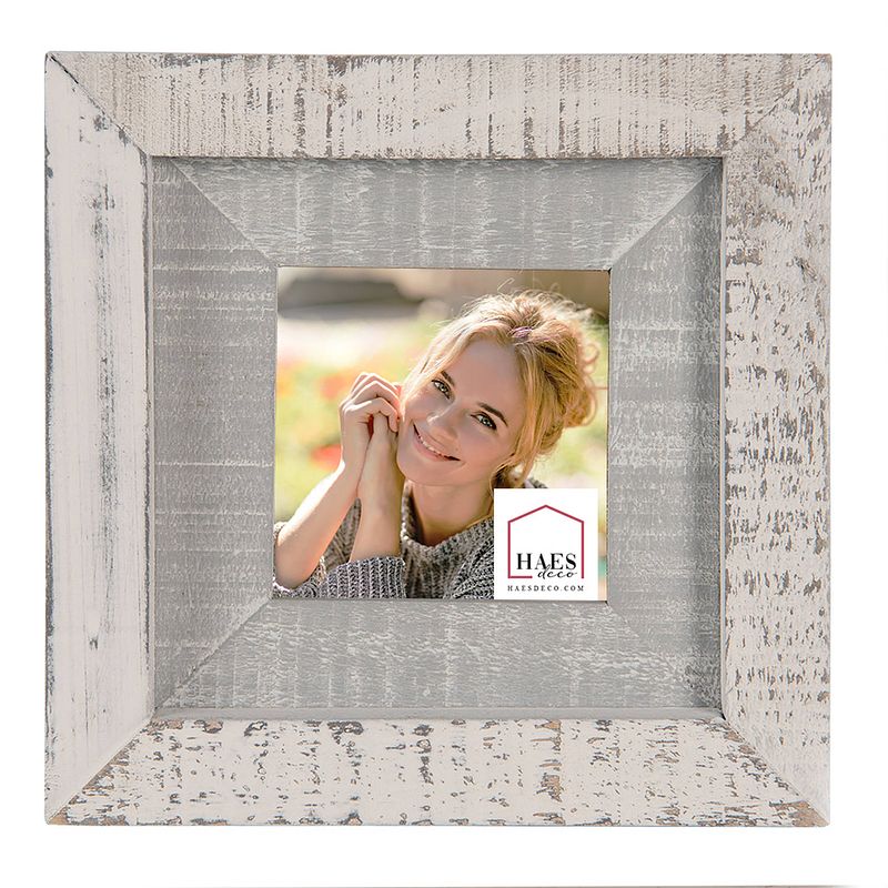 Foto van Haes deco - fotolijst 7x7 grijs, formaat 15x2x15 cm - farm living