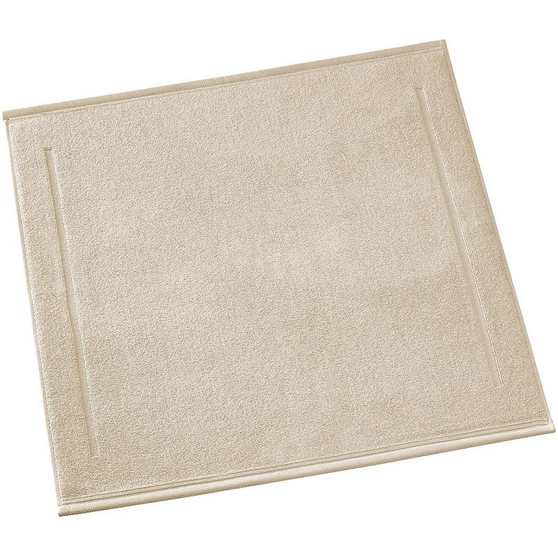 Foto van De witte lietaer badmat contessa 60 x 60 cm katoen beige