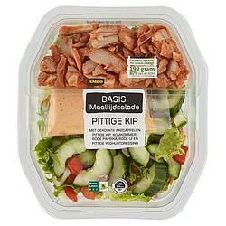 Foto van Jumbo maaltijdsalade pittige kip 400g