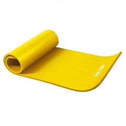 Foto van Gorilla sports yogamat deluxe (190 x 100 x 1,5 cm) - yoga mat - geel