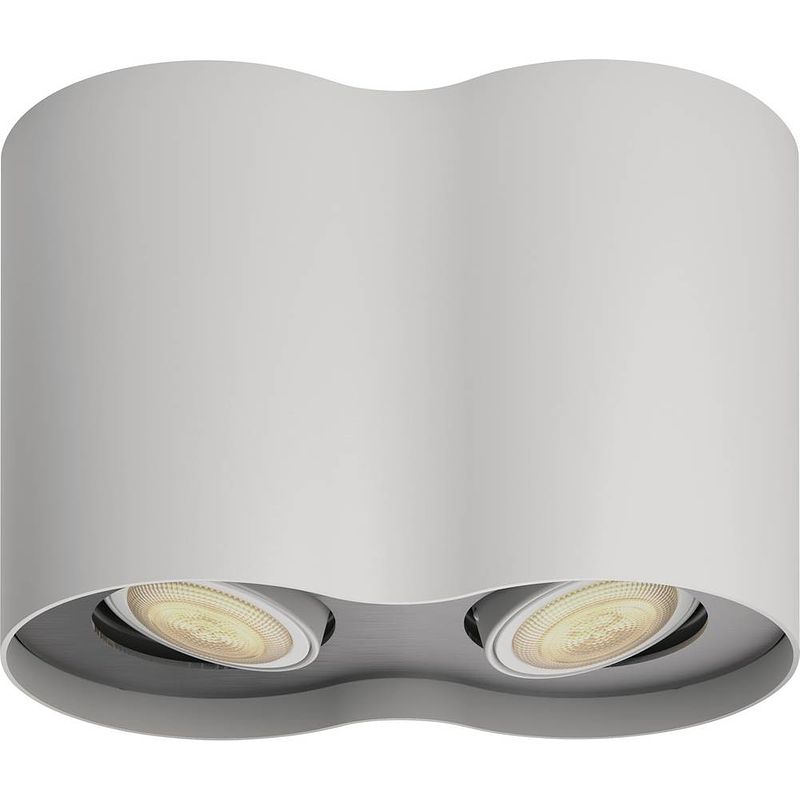 Foto van Philips lighting hue led-plafond- en wandlamp 5633231p6 pillar gu10 10 w warmwit, neutraalwit, daglichtwit