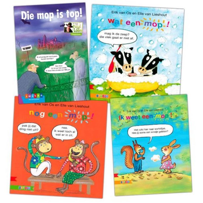 Foto van Pakket moppenboeken groep 3 (4 titels)