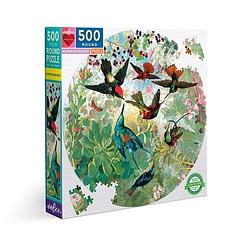 Foto van Eeboo - hummingbirds rond (500 stukjes) - puzzel;puzzel (0689196507793)