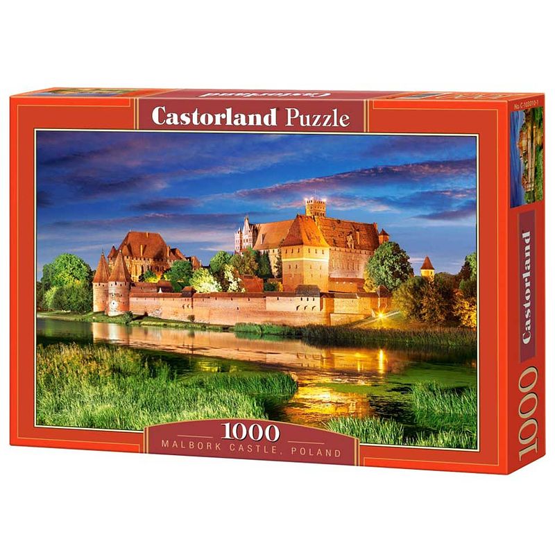 Foto van Malbork castle, poland puzzel 1000 stukjes