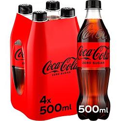 Foto van Cocacola zero sugar 4 x 500ml bij jumbo