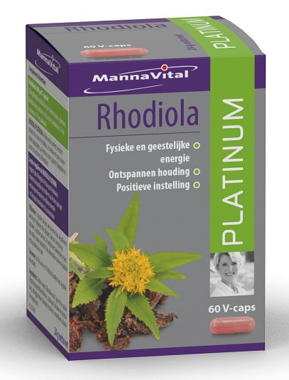 Foto van Mannavital rhodiola platinum