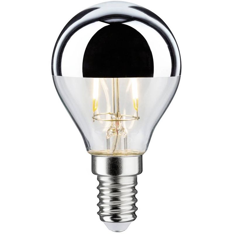 Foto van Paulmann 28663 led-lamp energielabel g (a - g) e14 kogel 2.6 w warmwit (ø x h) 45 mm x 78 mm 1 stuk(s)