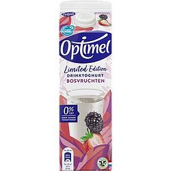 Foto van 2 voor € 3,00 | optimel drinkyoghurt limited edition bosvruchten 0% vet 1 x 1l aanbieding bij jumbo