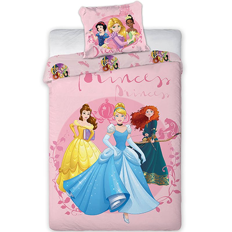 Foto van Disney princess dekbedovertrek dreams - eenpersoons - 140 x 200 cm - katoen