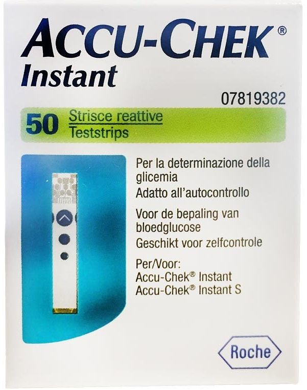 Foto van Roche accu-chek teststrips instant