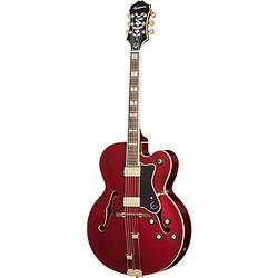 Foto van Epiphone original collection broadway wine red semi-akoestische gitaar met premium gigbag