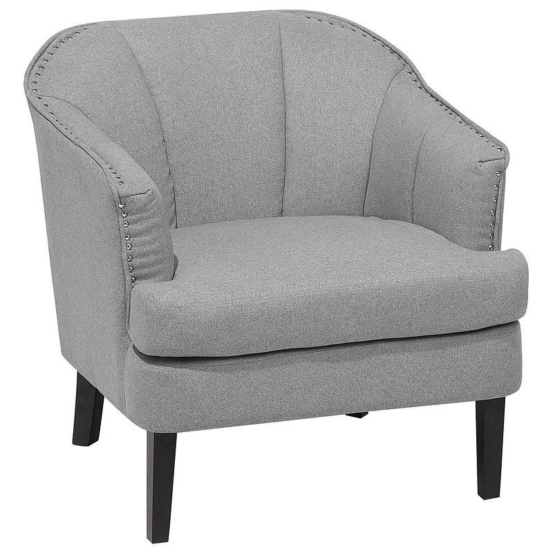 Foto van Beliani elverum fauteuil polyester 78 x 76 cm