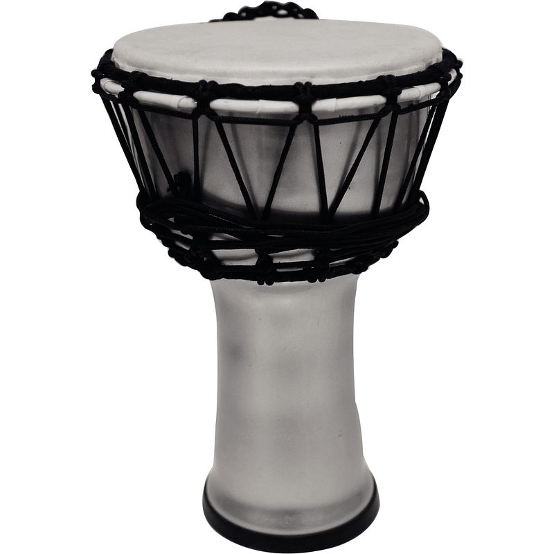 Foto van Tanga djpvc7-sl pvc djembe 7 inch zilver