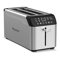 Foto van Turbotronic bf15 digitale broodrooster - toaster met variabele bruining - rvs
