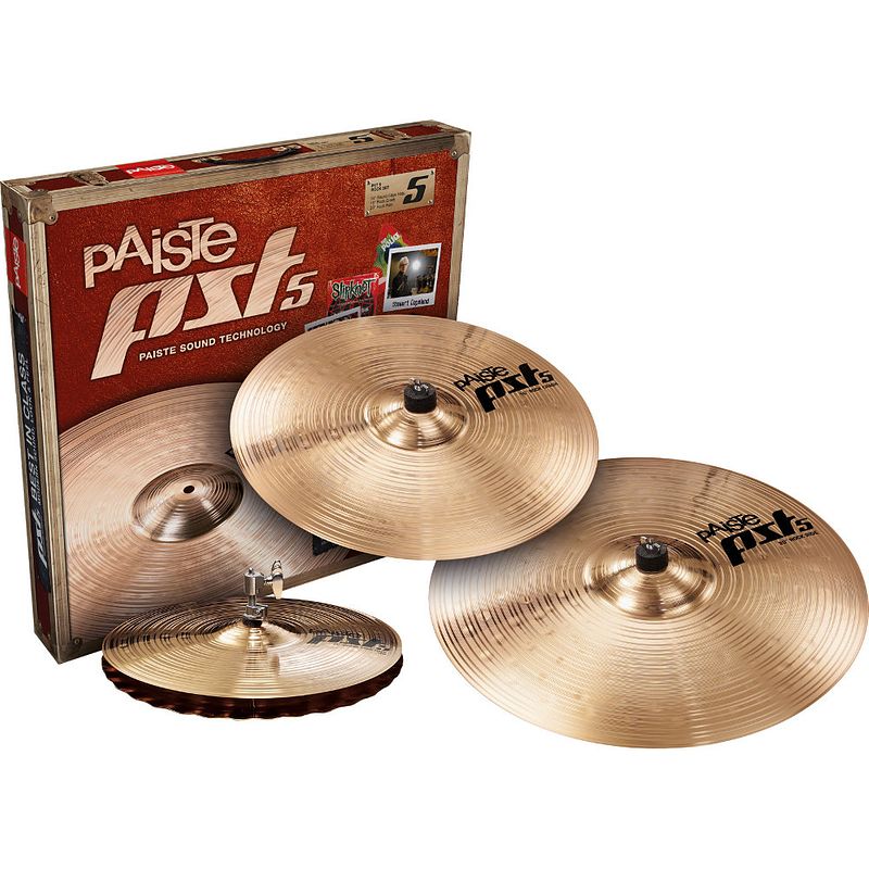 Foto van Paiste pst5 rock bekkenset 2014