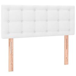 Foto van The living store hoofdbord - bed - 100 x 5 x 78/88 cm - kunstleer