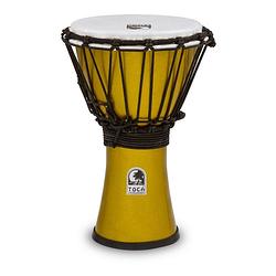 Foto van Toca tfcdj-7my freestyle colorsound djembe 7 inch metallic geel